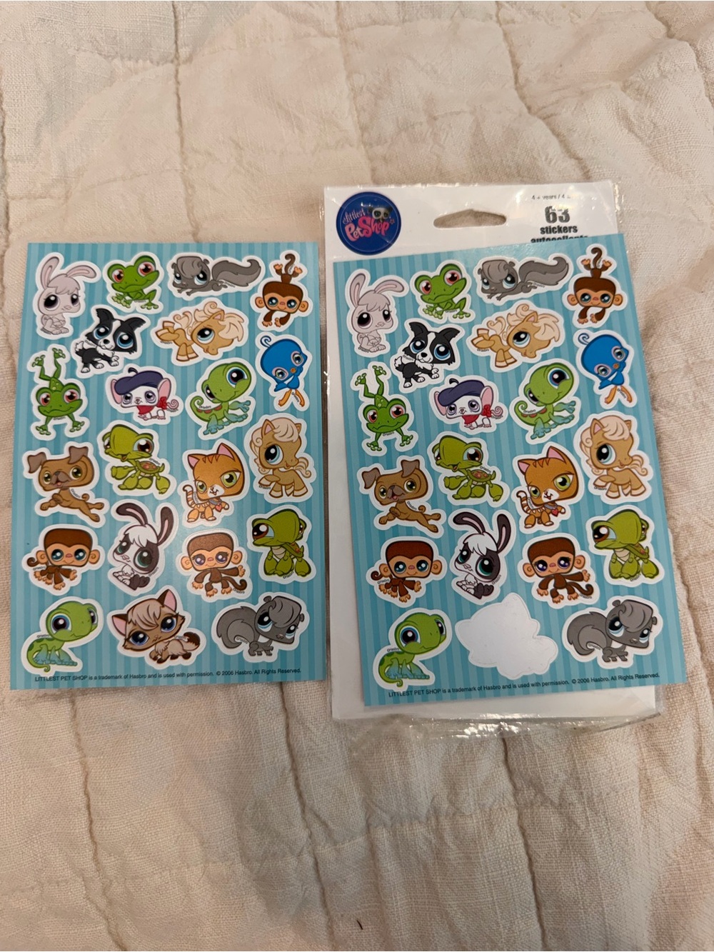 Littlest Pet Shop Stickers 62 Count